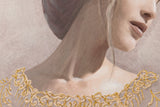 Imposta 2 immagini donne con cornice cresciuta 60x4x80 cm