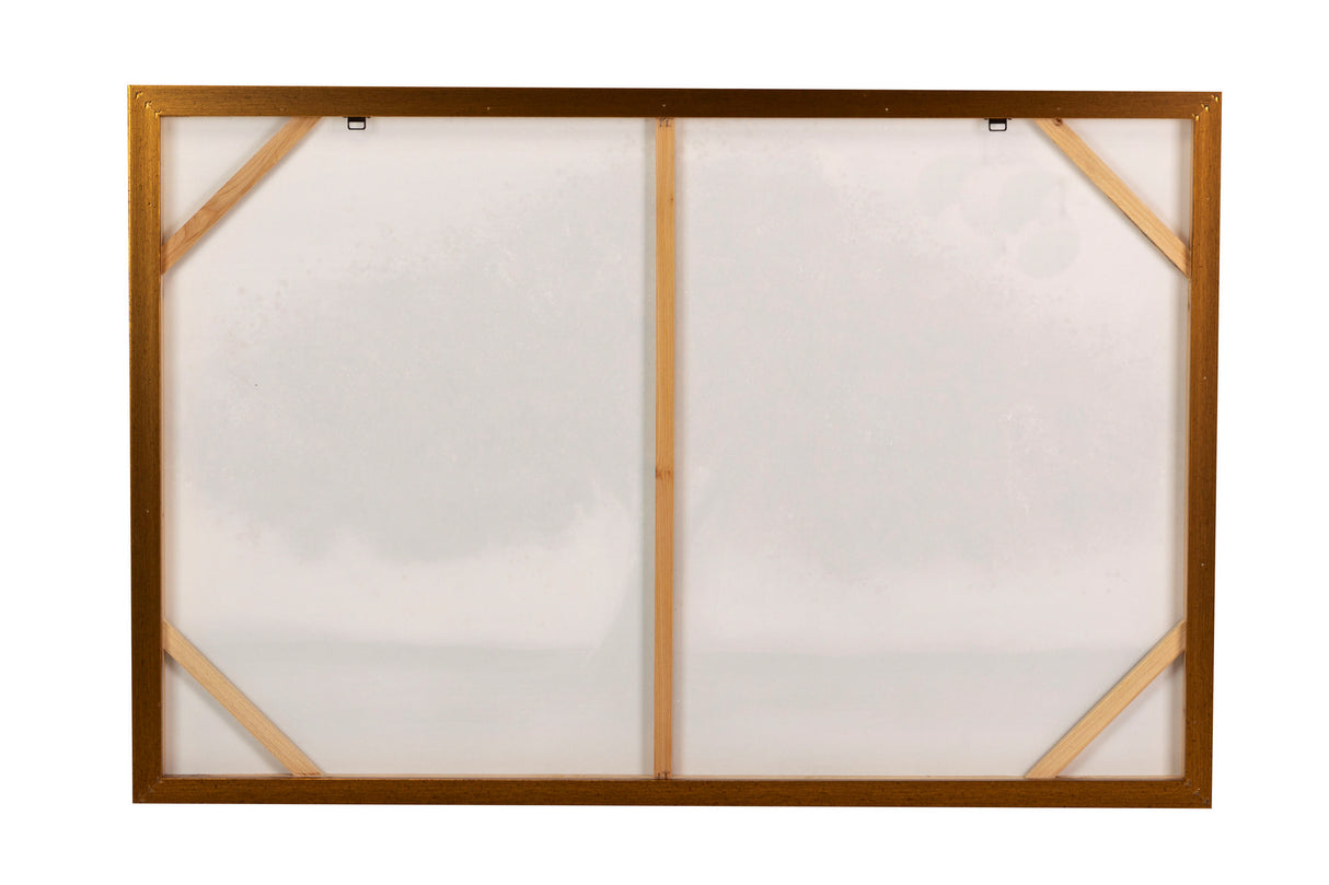 Box albero con cornice di champagne 120x4x80 cm
