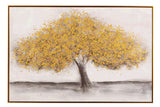 Box albero con cornice di champagne 120x4x80 cm