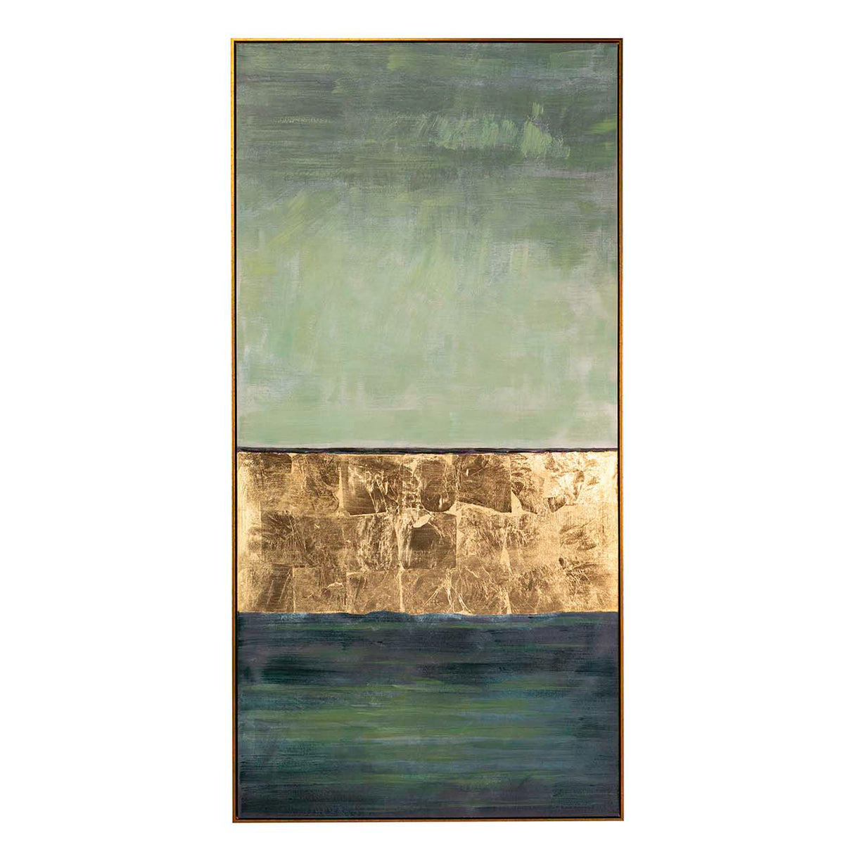 Folha de imagem abstrata com quadro 90x4x180 cm