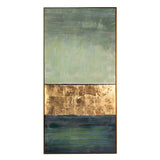 Folha de imagem abstrata com quadro 90x4x180 cm