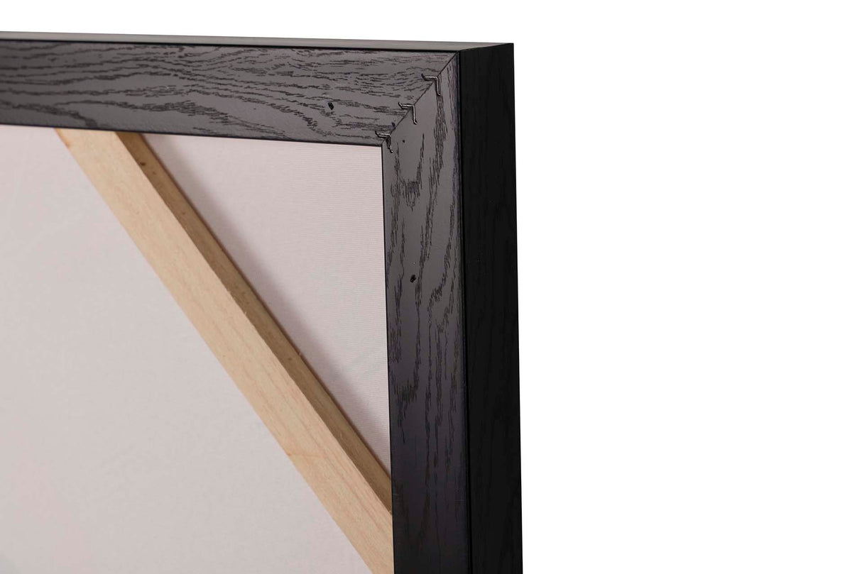 Immagine africana con cornice nera 80x4x120 cm
