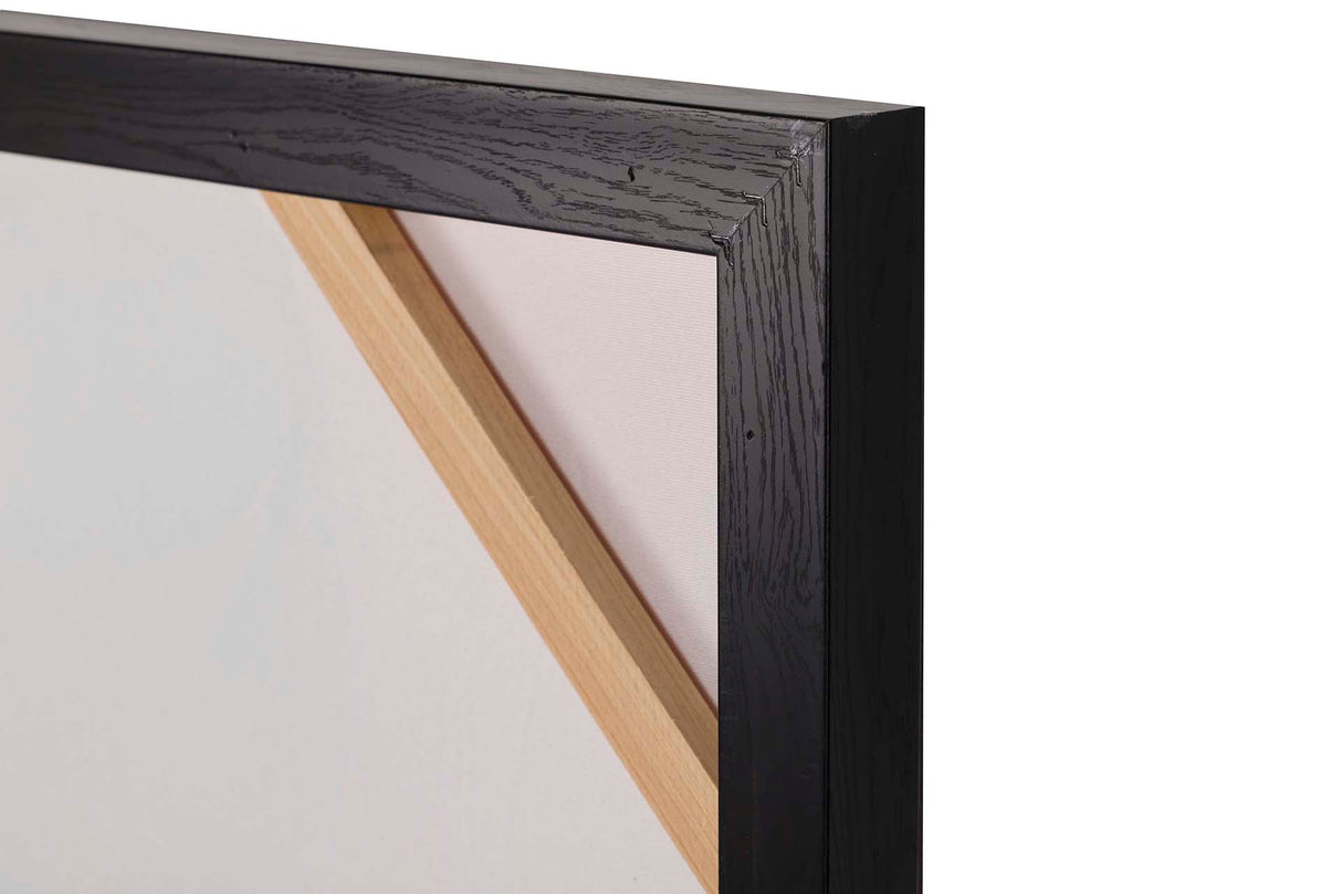 Immagine africana con cornice nera 80x4x120 cm