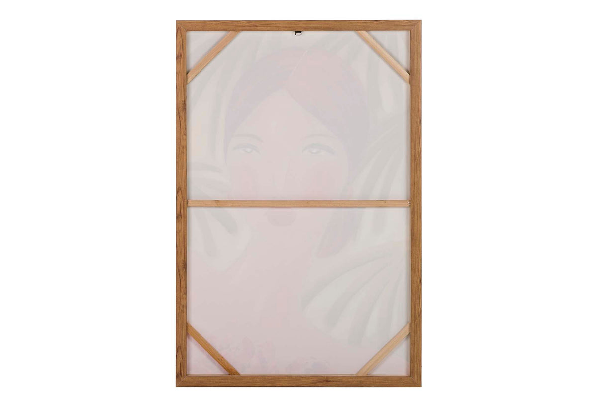 Donne con cornice naturale 80x4x120 cm