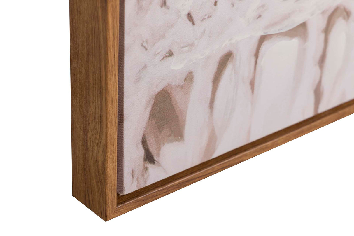 Frauenbox mit natürlichen Rahmen 80x4x120cm