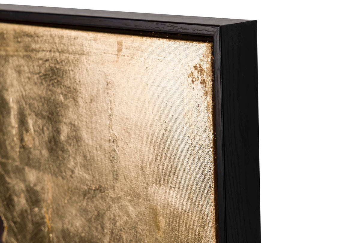 Caixa de silhueta com quadro preto 80x4x120 cm