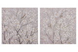 Set 2 Almendro Livings 40% peint main 60x3x60 cm