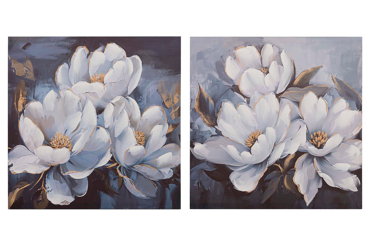Set 2 Blume 40% Blütenblüte 60x3x60 cm