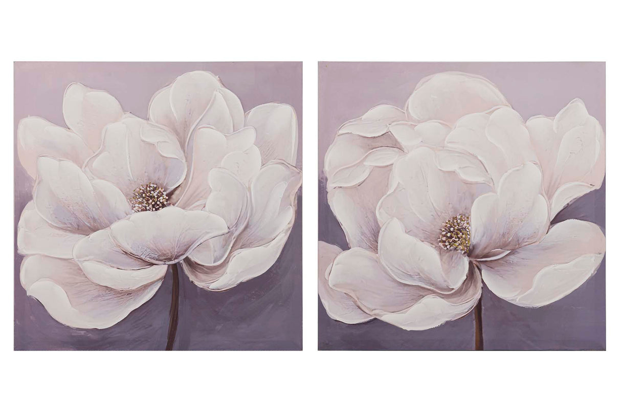 Set 2 Blume 40% Blütenblüte 60x3x60 cm