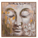 80% -Buddha dipinto a mano 80x4x80 cm