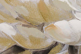 SET 2 CUADROS FLORES 80% PINTADO A MANO 80x4x80 CM