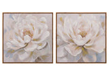 Imposta 2 tabelle 80% dipinto a mano 60x4x60 cm