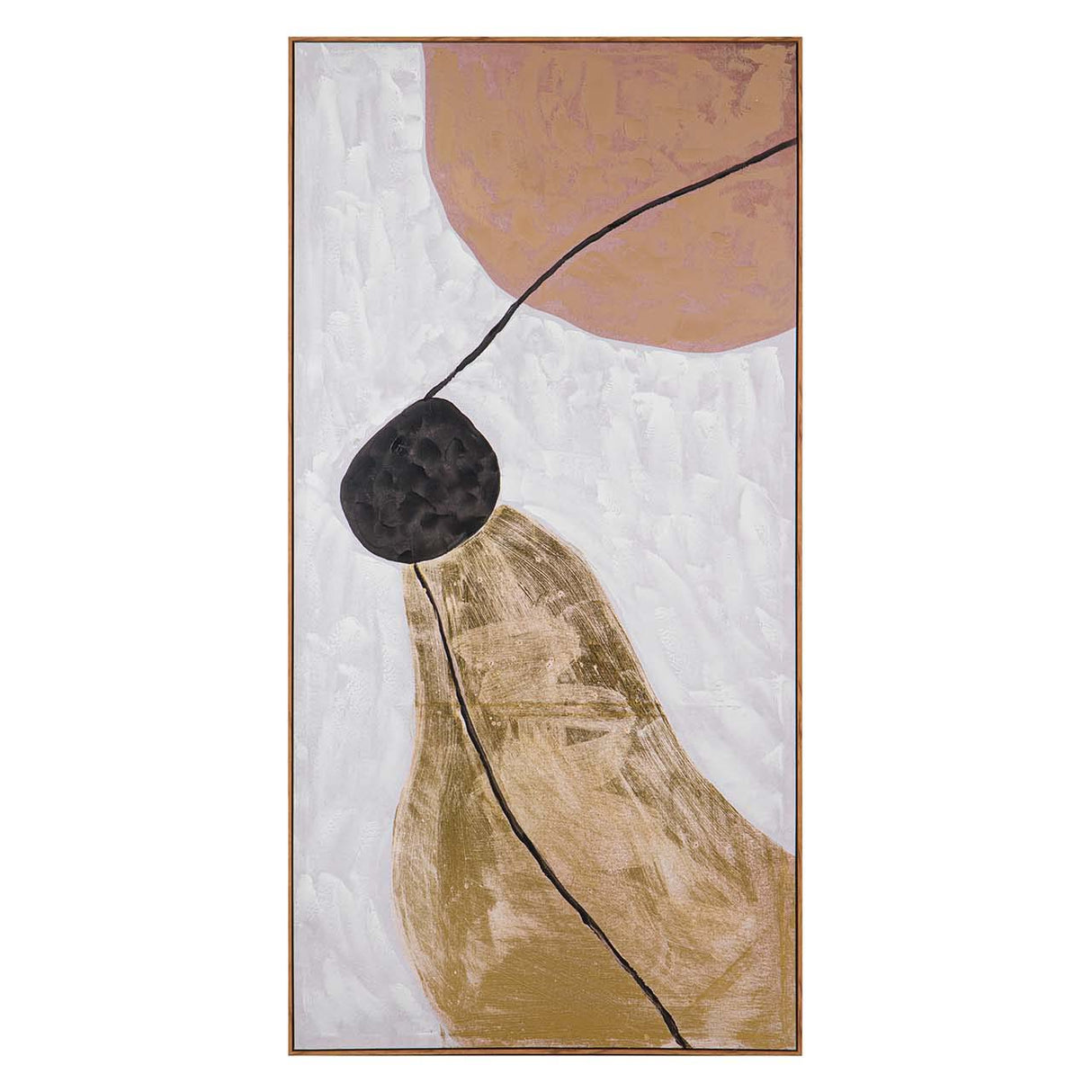 Boîte abstraite à 80% à la main 90x4x180 cm