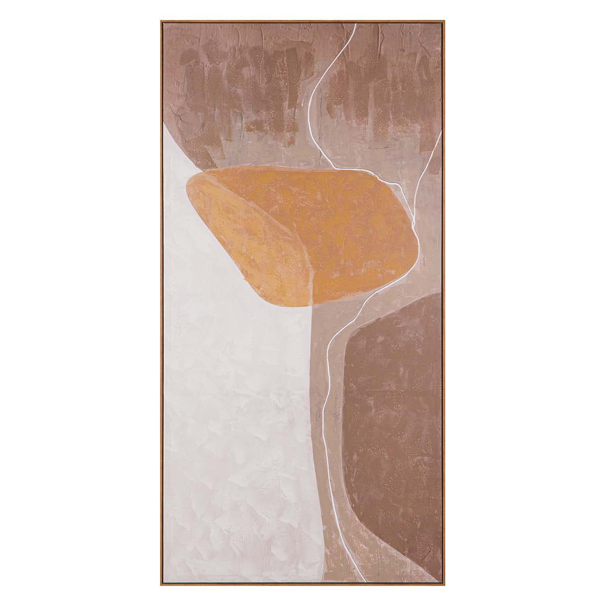 Boîte abstraite à 80% à la main 90x4x180 cm