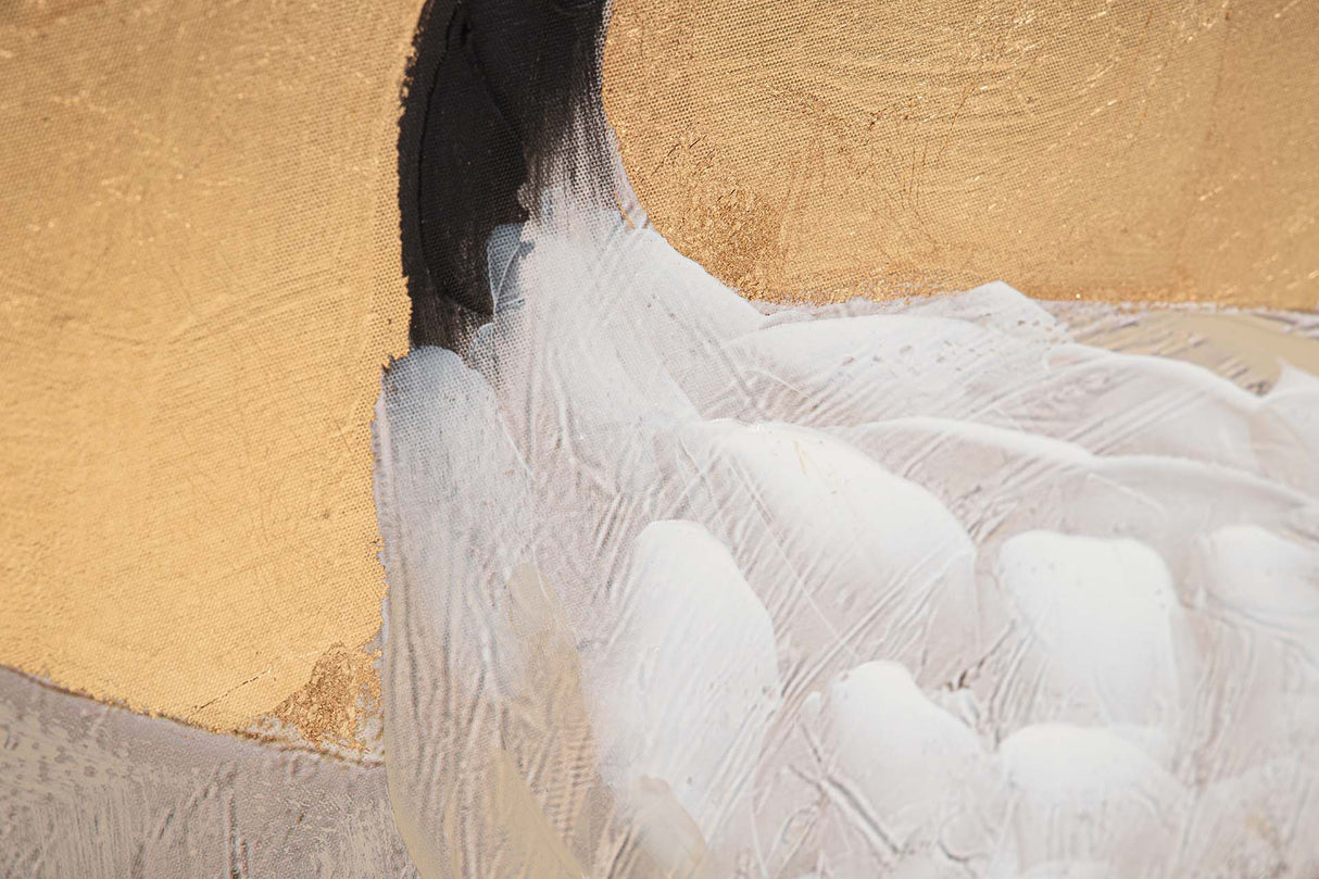 CUADRO GARZA FOIL 80x4x120 CM
