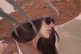 CUADRO MUJER 80% PINTADO A MANO 80x4x120 CM