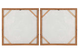 SET 2 CUADROS ARBOLES 80% PINTADO A MANO 80x4x80 CM