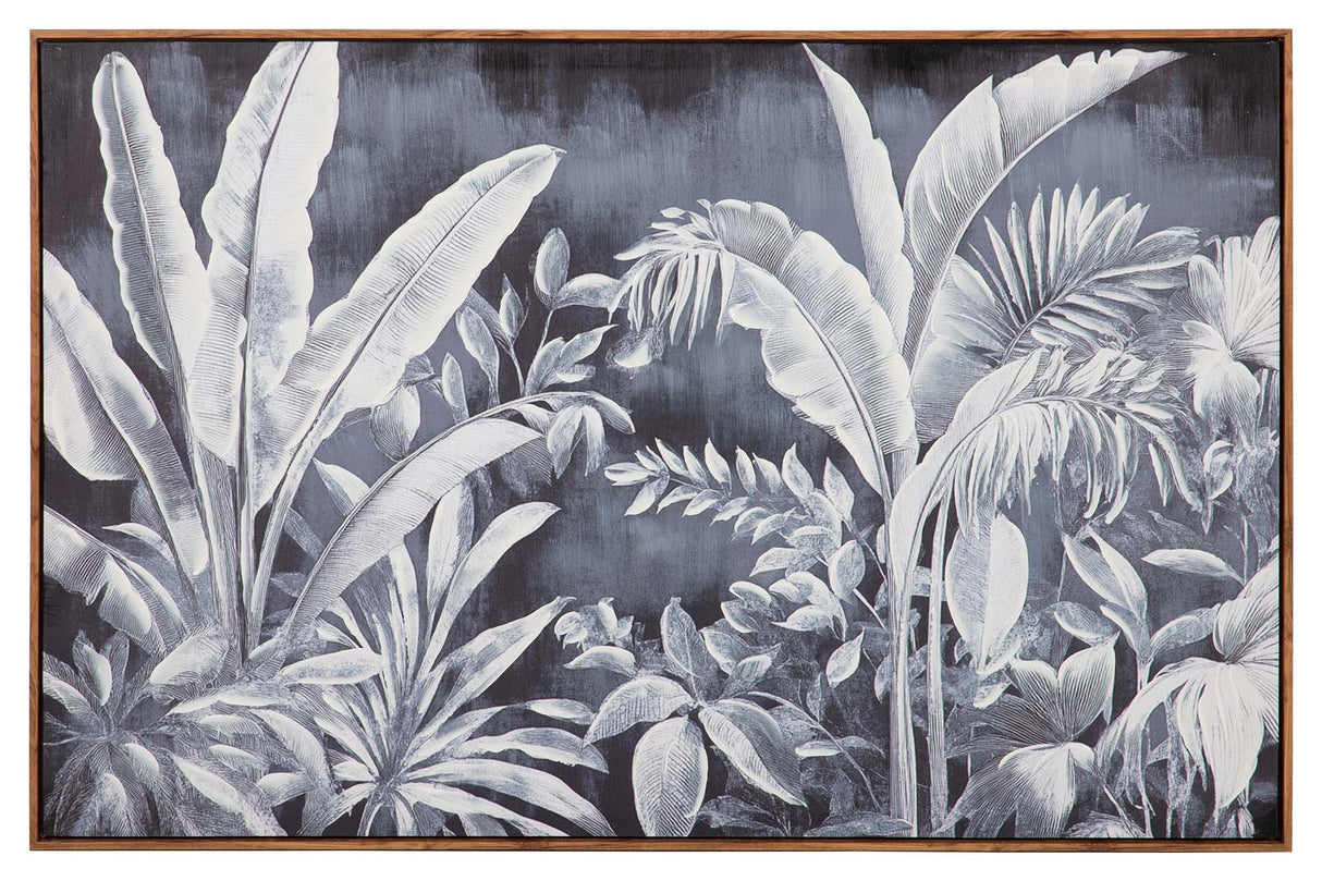 CUADRO ARBOLES 80% PINTADO A MANO 120x4x80 CM