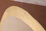 CUADRO ABSTRACTO 80%PINTADO A MANO FOIL 90x4x180 CM