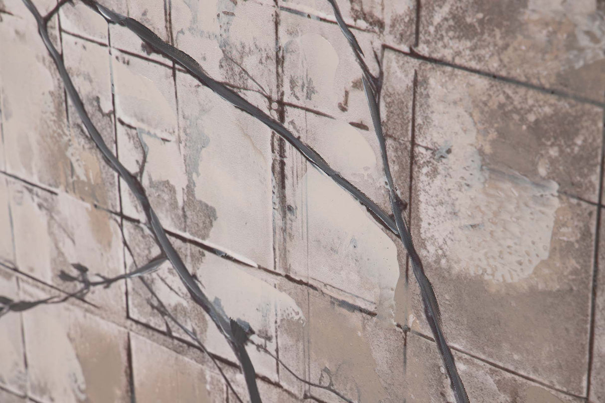 CUADRO JARRON 80% PINTADO A MANO 80x4x120 CM