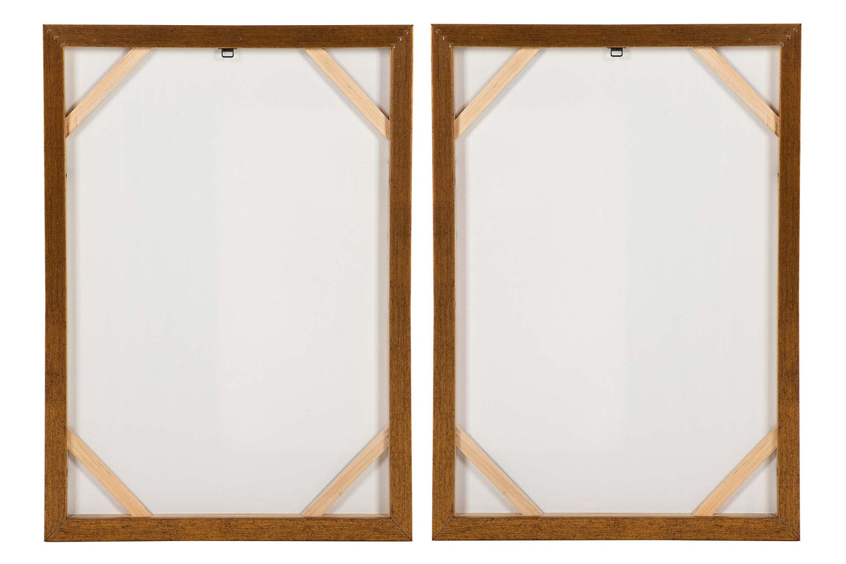 SET 2 CUADROS 80% PINTADO A MANO 60x4x80 CM