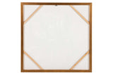 CUADRO FLOR 80% PINTADO A MANO Y FOIL 100x4x100 CM