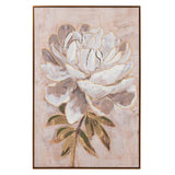 CUADRO FLOR 80% PINTADO A MANO Y FOIL 80x4x120 CM