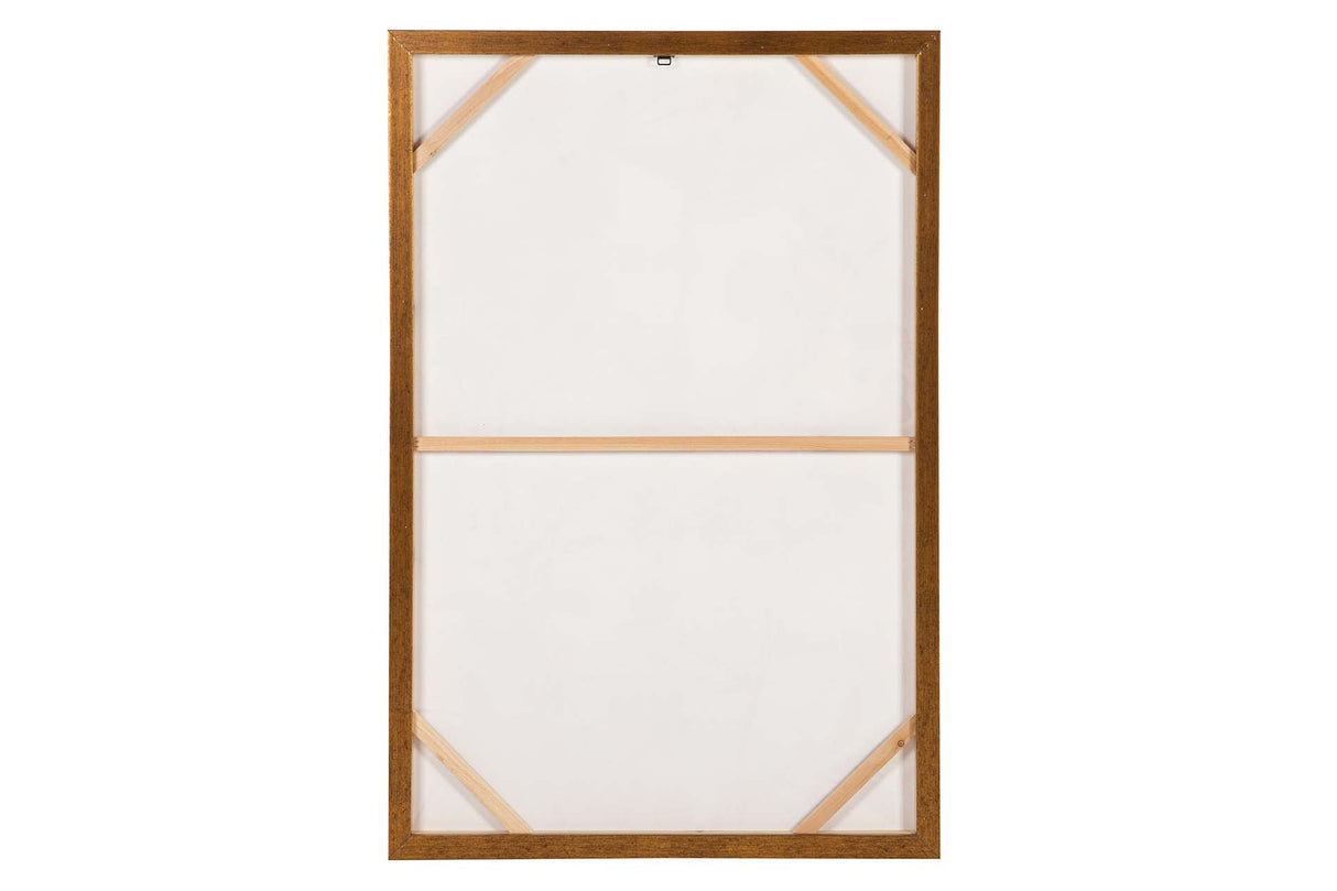 CUADRO FLOR 80% PINTADO A MANO Y FOIL 80x4x120 CM