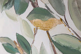 SET 2 CUADROS FLORES 80% PINTADO A MANO 60x4x60 CM