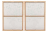 SET2 LIENZOS JARRONES 80% PINTADO A MANO 50x3x70CM