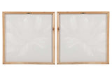 SET 2 LIENZOS FLORES 80% PINTADO A MANO 60x3x60 CM