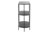 Console de metal preto 100x35x80 cm