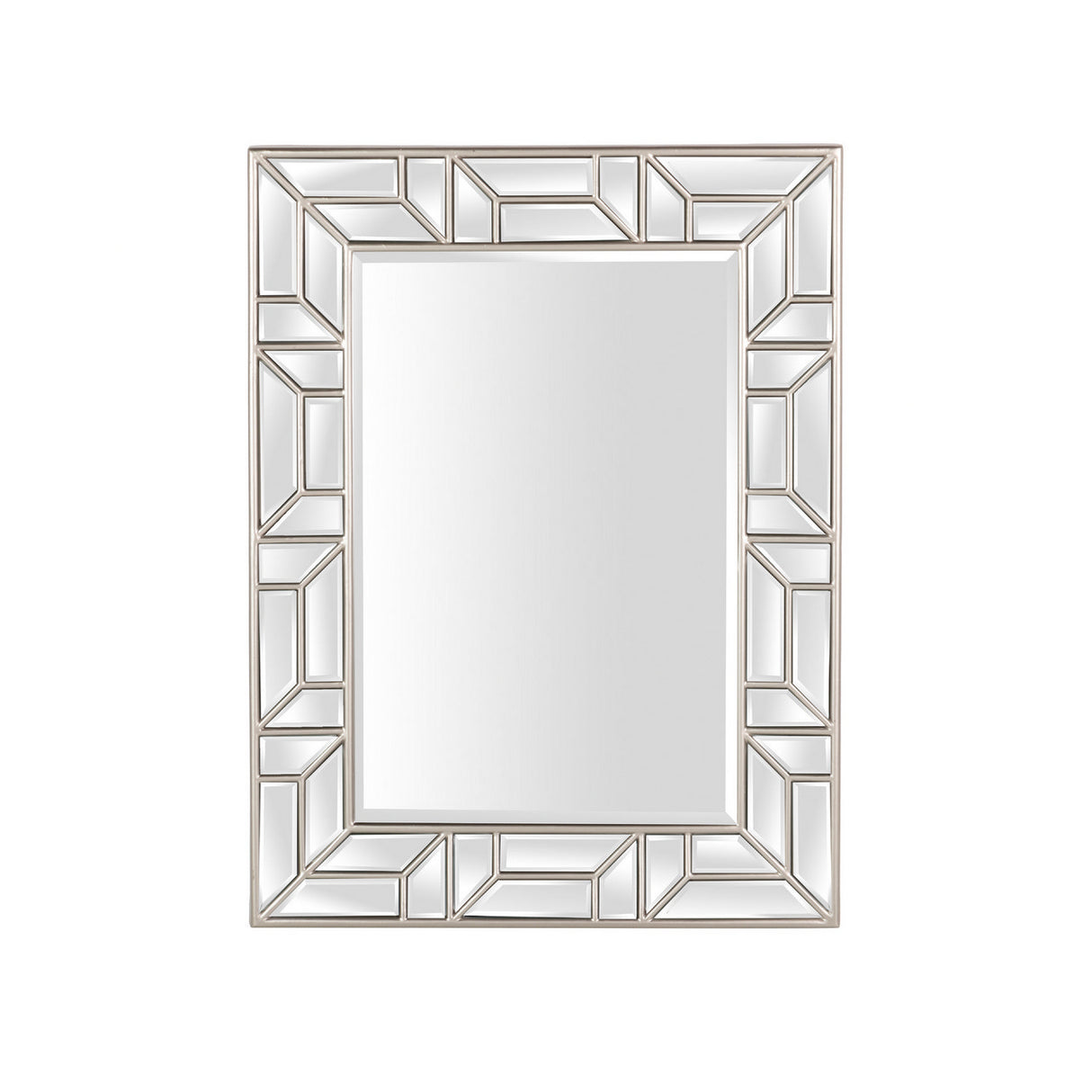 PU SILVER Frame Mirror 89x8x110 cm