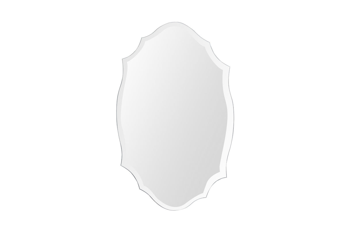 Forme de miroir ovale 40x1x60 cm