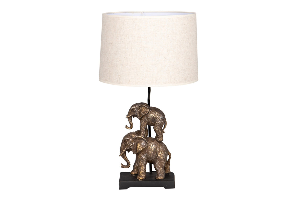 Lampada desktop Elephant Polyresina 38x38x64 cm