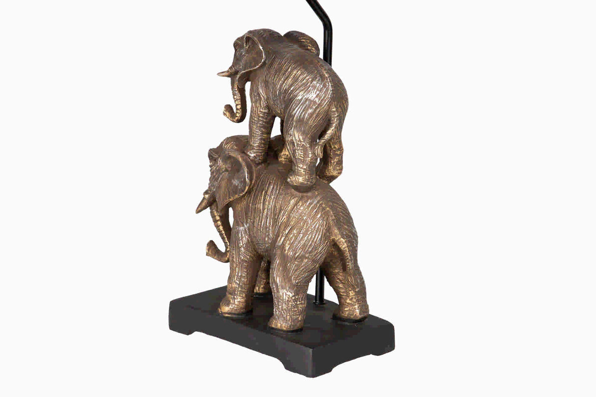 Lampe de bureau d'éléphant en polyréine 38x38x64 cm