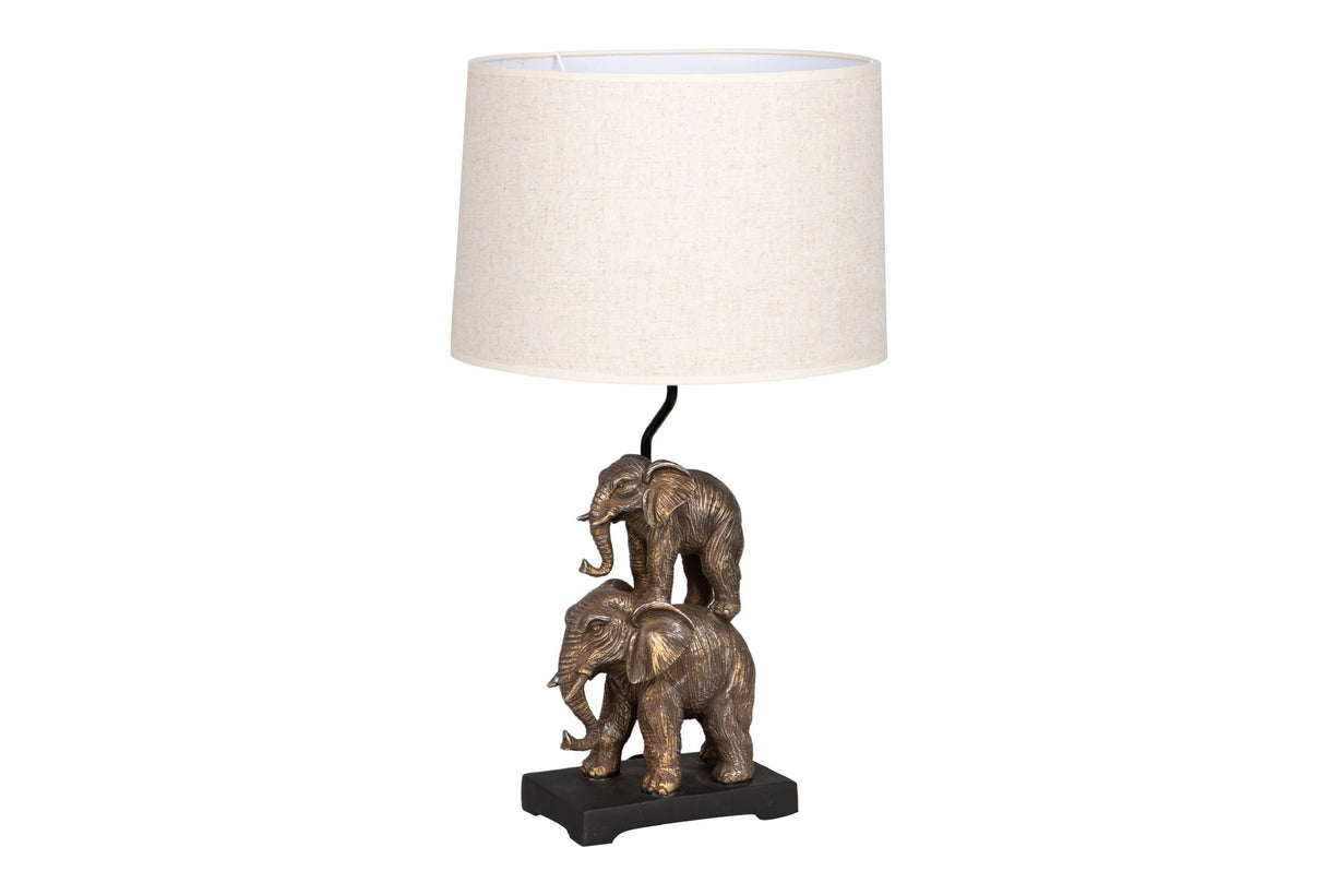 Polysine Elefant Desktop -Lampe 38x38x64 cm