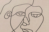 Faces grises 125x150 cm