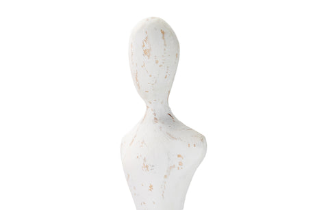 Figur Mal Metal Holz 21x9x67 cm