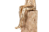 Figur Lady Polirsina Wood Mango 11x15x46 cm