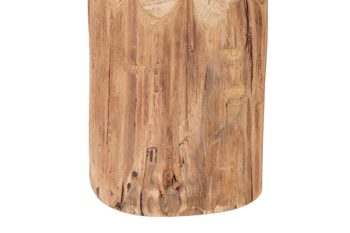 Figura Lady Poliresina Wood Mango 11x15x46 cm