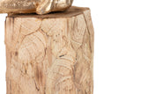 Figura Lady Poliresina Wood Mango 11x15x46 cm