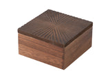 CAJA MADERA TALLADA NATURAL 11x11x6 CM