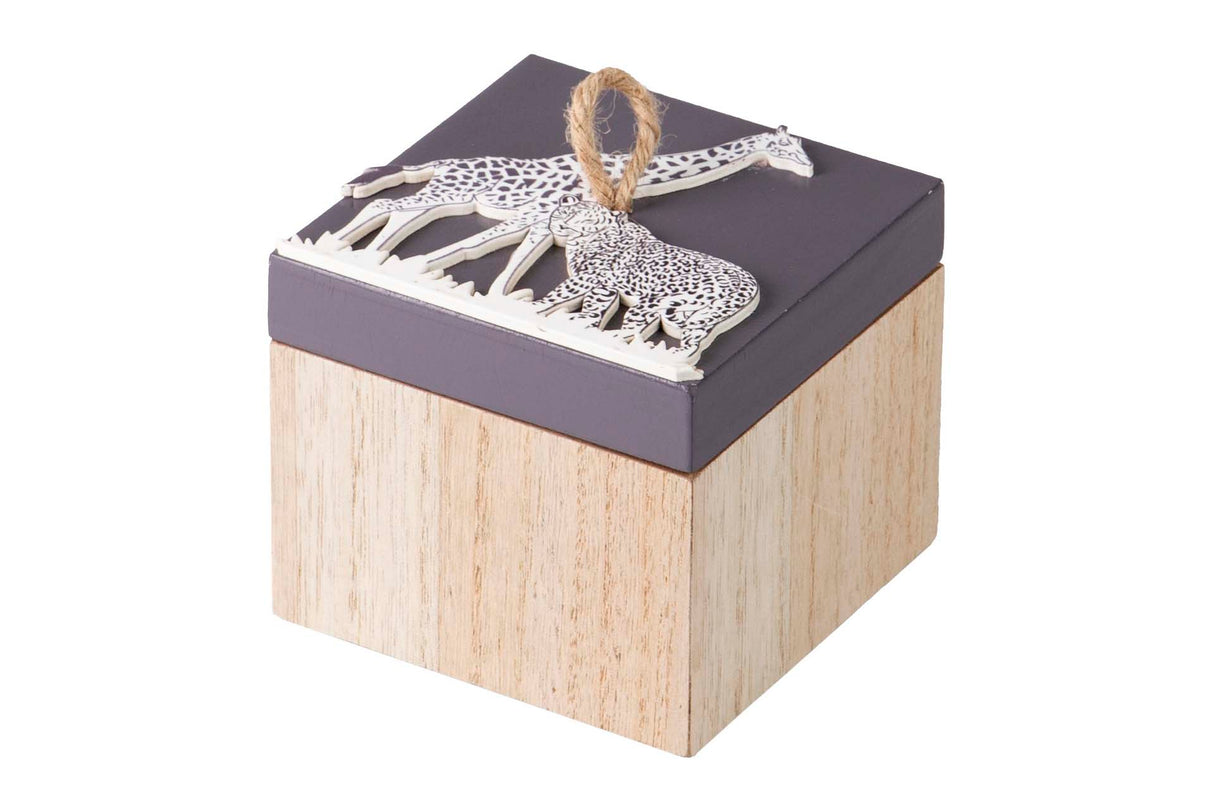 CAJA MDF ANIMALES 10x10x9 CM