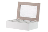 Box albero naturale bianco 26x8x18 cm