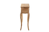 Natural Mindi Wood Console 3 Schubladen 110x30x80 cm