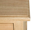 MESITA NOCHE MADERA MINDI NATURAL 45x30x61 CM