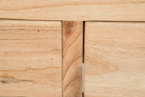 Console in legno Mindi Natural 2 cassetti 90x30x80 cm