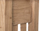 Natural Mindi Wood Console 2 Schubladen 90x30x80 cm