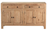 APARADOR MADERA MINDI NATURAL 140x40x82 CM